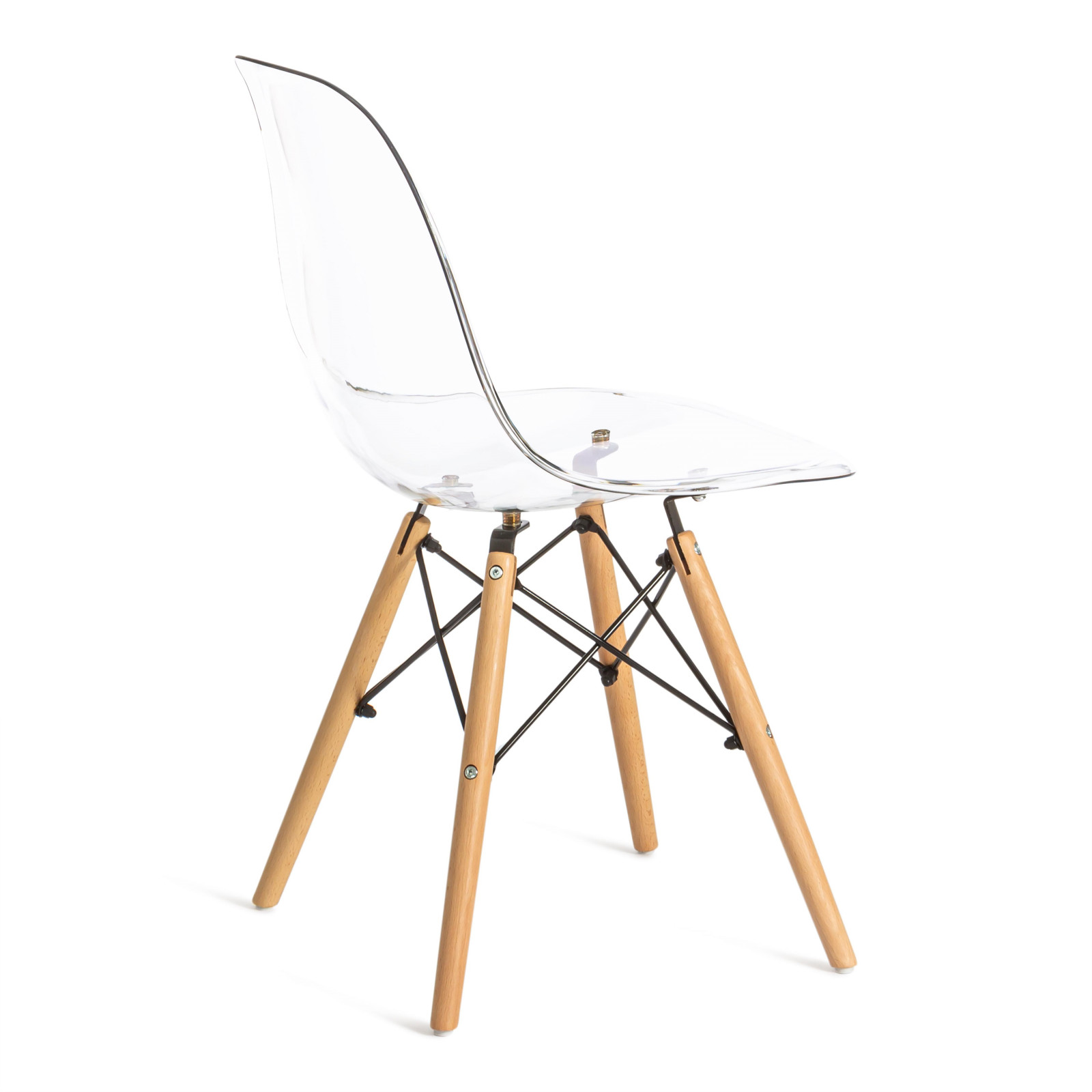 Стул eames dsw clear прозрачный